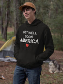Get Well Soon America Hoodie Men's -GoatDeals Designs