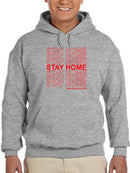 Stay Home Repeated Pattern Hoodie Men's -GoatDeals Designs