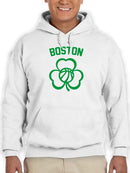 Boston Shamrock Hoodie Men's -GoatDeals Designs