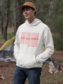 Wash Your Hands! Hoodie Men's -GoatDeals Designs