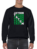Jayson Tatum Text Sweatshirt Men's -GoatDeals Designs