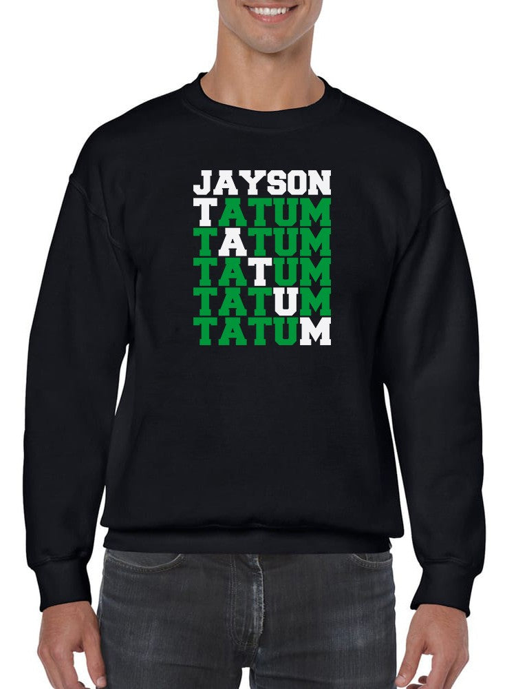 Jayson Tatum Text Sweatshirt Men's -GoatDeals Designs