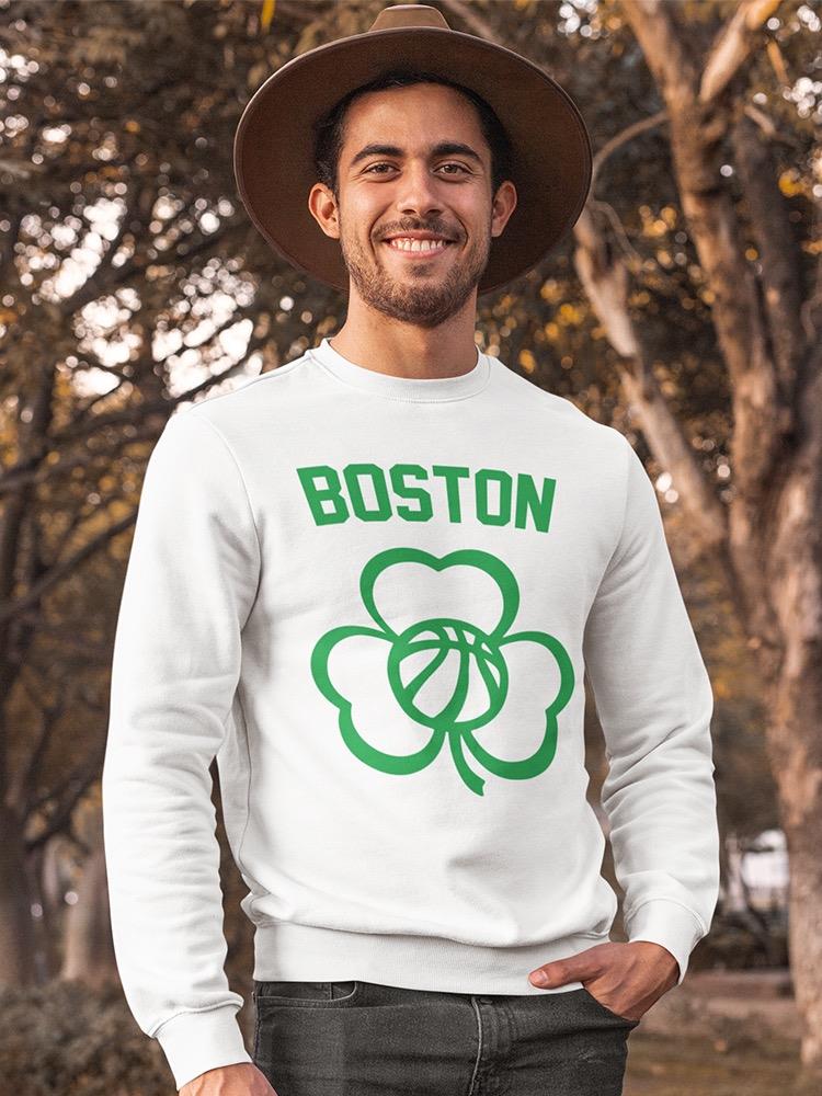 Boston Shamrock Basketball Sweatshirt Men's -GoatDeals Designs