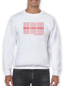 Wash Your Hands And Nice Day Sweatshirt Men's -GoatDeals Designs