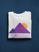 Landscape In Polygons Sweatshirt Men's -GoatDeals Designs