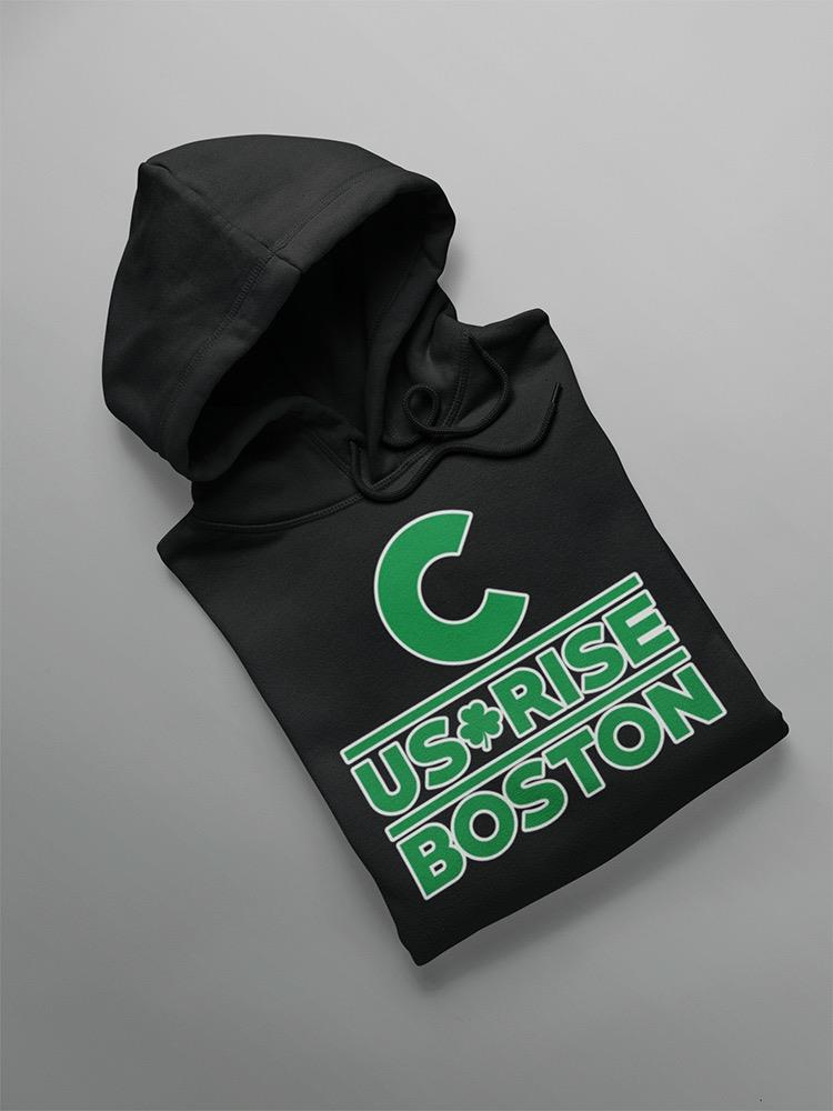 C Us Rise, Boston Hoodie Women's -GoatDeals Designs