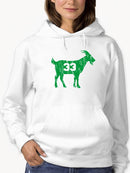 33 Goat Hoodie Women's -GoatDeals Designs