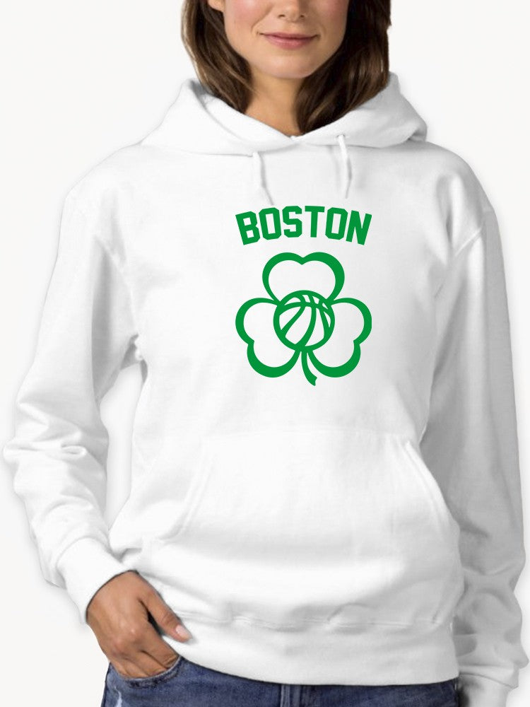 Boston Basketball Shamrock Hoodie Women's -GoatDeals Designs