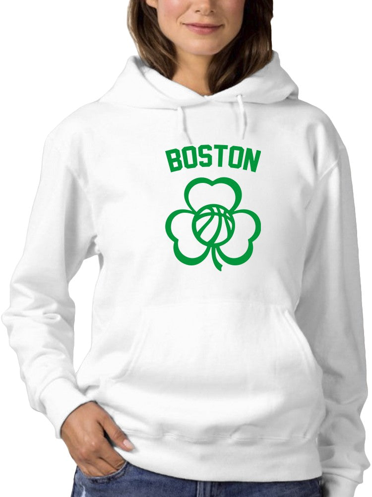 Boston Basketball Shamrock Hoodie Women's -GoatDeals Designs