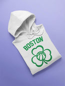 Boston Basketball Shamrock Hoodie Women's -GoatDeals Designs