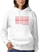 Wash You Hands And Nice Day Hoodie Women's -GoatDeals Designs