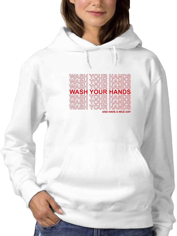 Wash You Hands And Nice Day Hoodie Women's -GoatDeals Designs