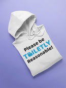 Be Toiletly Reasonable Please. Hoodie Women's -GoatDeals Designs