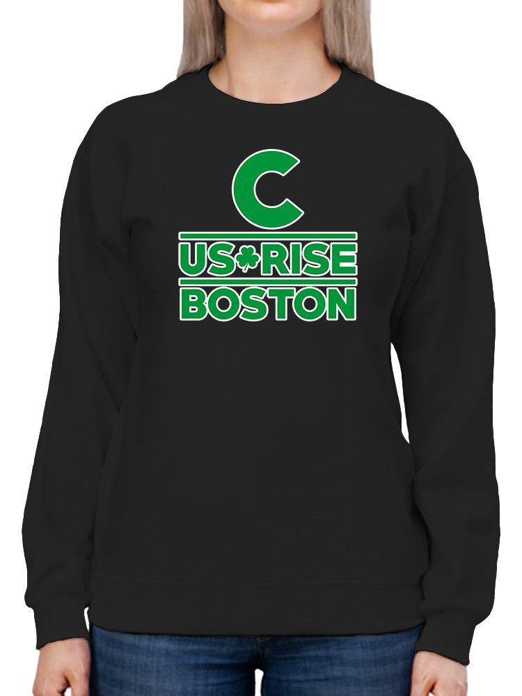 See Us Rise Boston Sweatshirt Women's -GoatDeals Designs