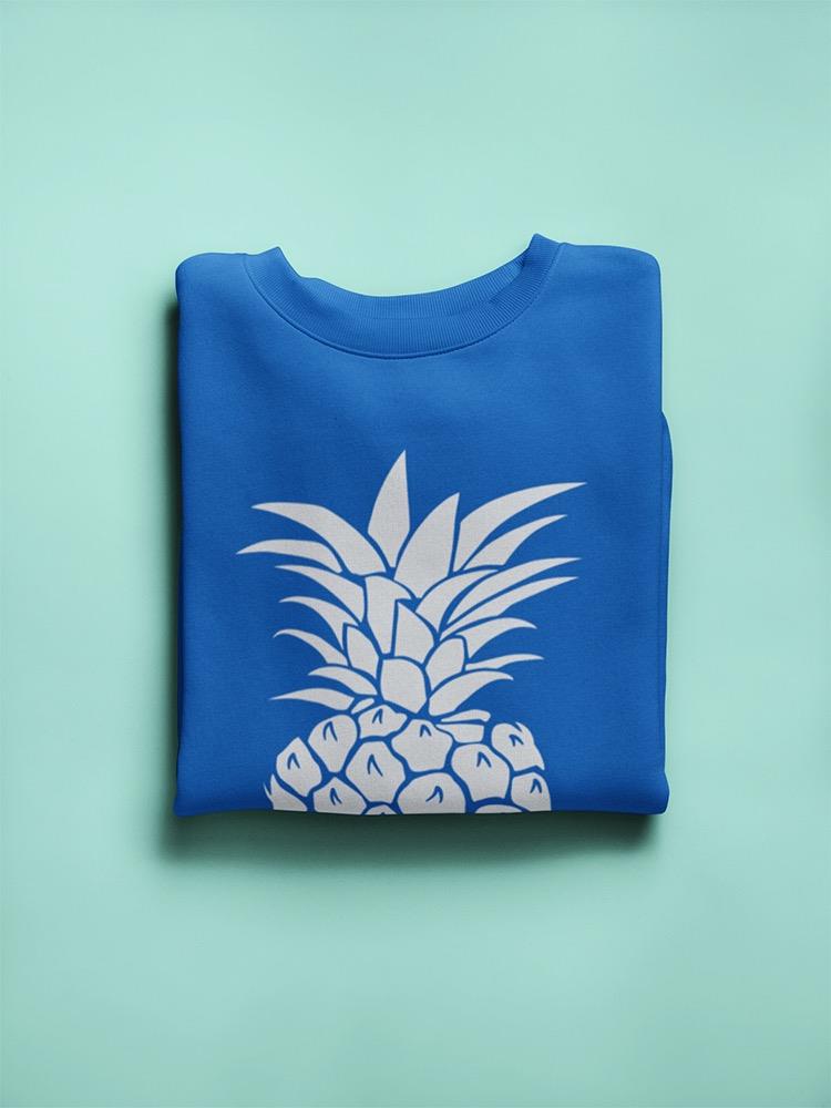White Pineapple Sweatshirt Women's -GoatDeals Designs