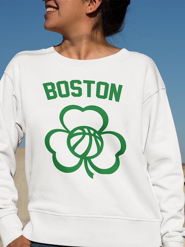 Boston Shamrock Basketball. Sweatshirt Women's -GoatDeals Designs