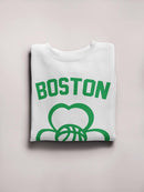Boston Shamrock Basketball. Sweatshirt Women's -GoatDeals Designs