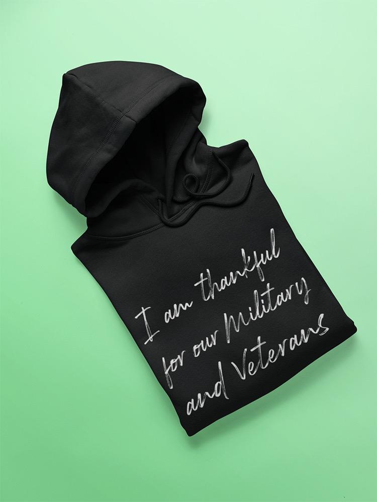 Im Thankful For Our Veterans Hoodie Women's -GoatDeals Designs