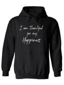 Im Thankful For My Happiness Hoodie Women's -GoatDeals Designs