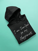 Im Thankful For My Happiness Hoodie Women's -GoatDeals Designs