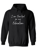 Im Thankful For My Education Hoodie Women's -GoatDeals Designs