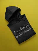Im Thankful For Dark Chocolate Hoodie Women's -GoatDeals Designs