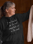 Thankful For A Comfortable Bed Hoodie Women's -GoatDeals Designs