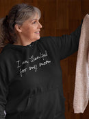 I Am Thankful For My Mom Hoodie Women's -GoatDeals Designs