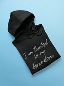 Im Thankful For My Grandson Hoodie Women's -GoatDeals Designs