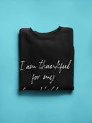Thankful For My Grandchildren Sweatshirt Women's -GoatDeals Designs