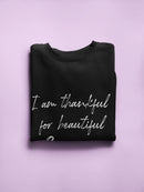 I'm Thankful For Sunrises Sweatshirt Women's -GoatDeals Designs