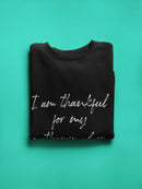 I'm Thankful For My Mother Sweatshirt Women's -GoatDeals Designs