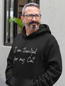 Thankful For My Cat Hoodie Men's -GoatDeals Designs