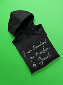 Thankful For Free Speech Hoodie Men's -GoatDeals Designs