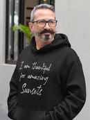 Thankful For Amazing Sunsets Hoodie Men's -GoatDeals Designs
