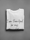 Im Thankful For My Daughter! Sweatshirt Men's -GoatDeals Designs