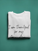 I'm Thankful For My Grandson! Sweatshirt Men's -GoatDeals Designs
