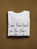 Thankful For The Starry Skies Sweatshirt Men's -GoatDeals Designs
