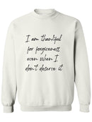 Thankful For Forgiveness. Sweatshirt Men's -GoatDeals Designs