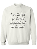 I'm Thankful For A Comfy Bed Sweatshirt Men's -GoatDeals Designs
