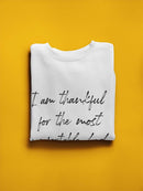 I'm Thankful For A Comfy Bed Sweatshirt Men's -GoatDeals Designs