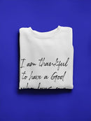I'm Thankful For God Sweatshirt Men's -GoatDeals Designs