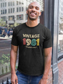 Vintage 1981 Tee Men's -GoatDeals Designs