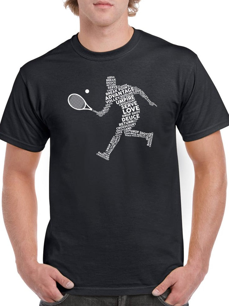 Tennis Attributes Tee Men's -GoatDeals Designs