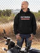 Fat People Are Harder To Kidnap Hoodie Men's -GoatDeals Designs