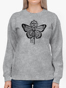 Butterfly Key Sweatshirt Women's -GoatDeals Designs