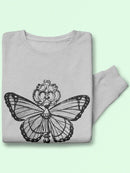 Butterfly Key Sweatshirt Women's -GoatDeals Designs