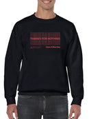 Thank You For Nothing! Sweatshirt Men's -GoatDeals Designs
