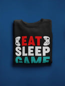Eat, Sleep, Game And Repeat! Sweatshirt Men's -GoatDeals Designs