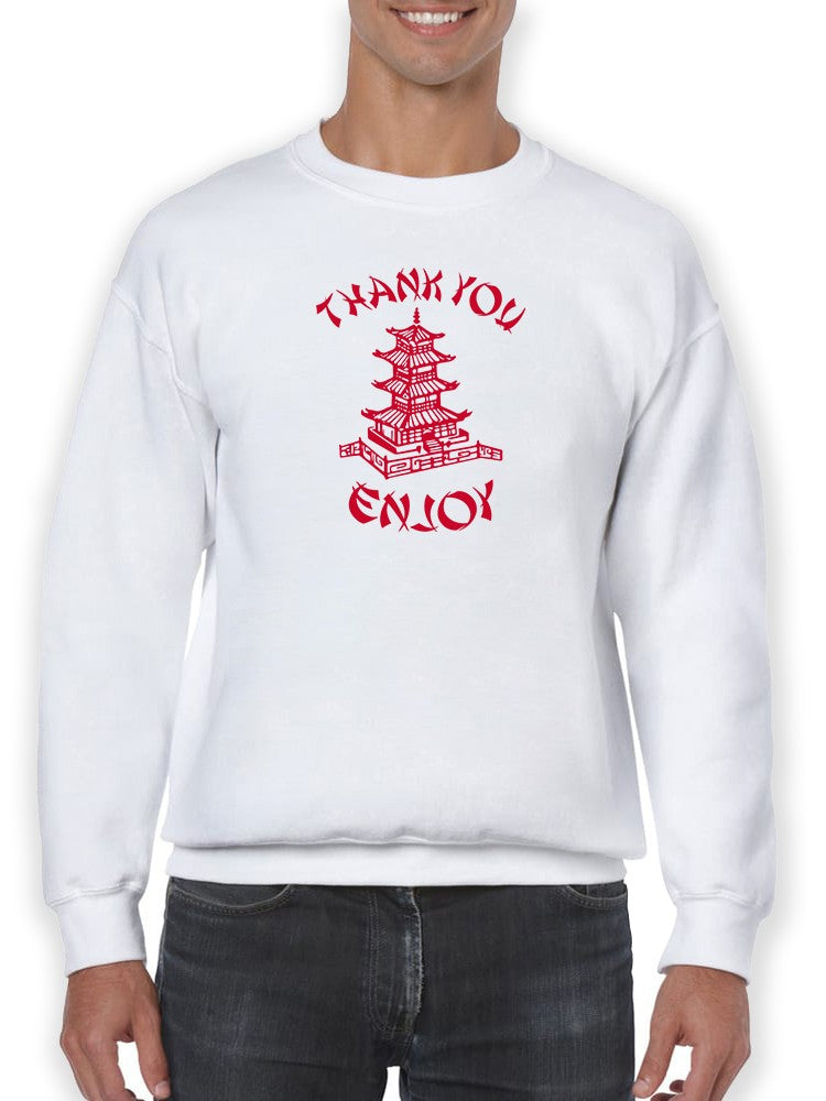 Thank You And Enjoy Sweatshirt Men's -GoatDeals Designs
